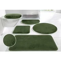 OTTO home Badematte Rabbit Badematten, Badvorleger, Badezimmer Teppich, Höhe 30 mm, rutschhemmend beschichtet, schnell trocknend, strapazierfähig, fußbodenheizungsgeeignet, Polyester, rechteckig, Kaninchenfell-Haptik, Badteppich, rechteckig, rund & a