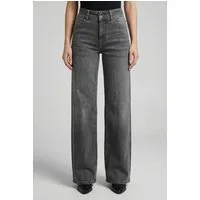 ONLY High-waist-Jeans ONLMADISON BLUSH HW WD DB BT SIK221 NOOS hohe Leibhöhe, weite Beinform, gewaschener Denim-Look