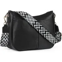 TAN.TOMI Schultertasche Damen mittelgroß Crossbody Bags Handtasche mit verstellbarem, Fronttasche mit Magnetverschluss wasserabweisendes Gewebe