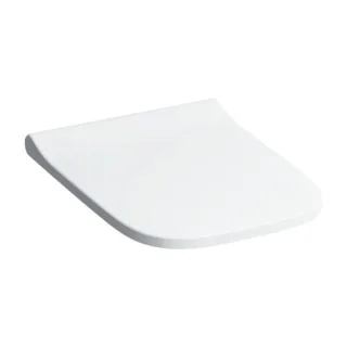 Geberit Smyle Square WC-Sitz 500238011 weiss, ohne Absenkautomatik, Scharniere chrom