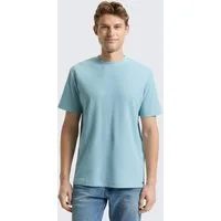 TOM TAILOR T-Shirt T-Shirt T-Shirt mit Waffelstruktur