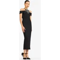 Kraimod Abendkleid mit Schmuckdetail