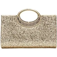 Zaewry Abendtasche Damen Clutch mit Pailletten, Abendtasche, abnehmbare Kette, Party