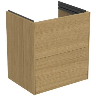 Ideal Standard Möbelwaschtischunterschrank Conca 500x375x548mm 2 Auszüge Eiche hell, T5683Y6 T5683Y6