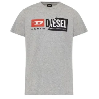 Diesel - T-Shirt für Herren/Damen Unisex (Grau)