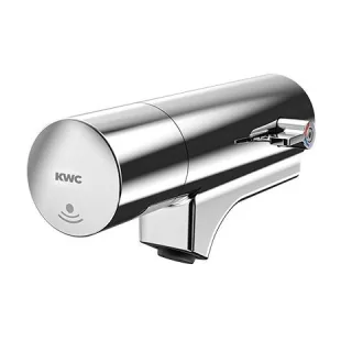 KWC Aquarotter Wandbatterie, F5, elek., Schrägausl., Mischer, f. Armatureneinh./W.-Mont., 2030058995 2030058995