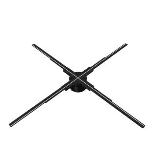 P45 Smart 3D Hologram Fan Display 45cm LED Projector 4K Naked-Eye Floating Advertising Screen Rotating HD Visual Display