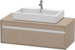 Duravit Ketho Konsolenwaschtischunterbau wandhängend Leinen Matt 1200x550x426 mm - KT669607575 KT669607575