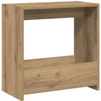 vidaXL Beistelltisch Beistelltisch Artisan-Eiche 50x26x50 cm Holzwerkstoff (1-St)