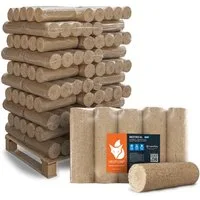 HEIZFUXX Holzbriketts Nestro XL Blue, 300 kg, (Palette, 30-St)