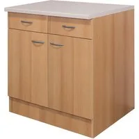 Flex-Well Unterschrank Nano (B x H x T) 80 x 85/86 x 60 cm, für viel Stauraum