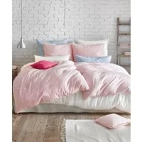 fleuresse Bettwäsche Provence in Gr. 135x200, 155x220 oder 200x200 cm, Halbleinen, 2 teilig, Halbleinen, 50% Baumwolle, 50% Leinen, Gr. 135x200, 155x220, 200x200cm