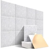 YMQHBS Akustikplatte 12 Stück Akustikplatten Selbstklebend, 30 x 30 cm, (12-St)