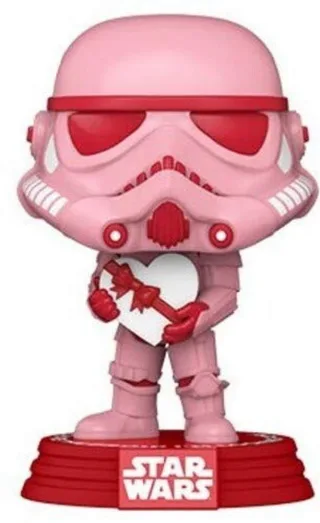 Funko POP! Star Wars: Valentines-Stormtrooper mit Heart - Sturmtruppler - Vinyl-Sammelfigur - Geschenkidee - Offizielle Handelswaren - Spielzeug Für Kinder und Erwachsene - Movies Fans