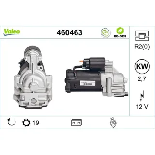 Valeo Starter 2,7 kW Ford Mondeo Transit Jaguar X-Type 460463