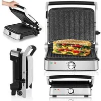 Zeegma Kontaktgrill GRILL CHEF EASY, 2000,00 W, 1345 cm² Grillfläche/LED-Temperaturanzeige/Fettauffangschale