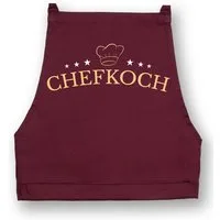 Youth Designz Grillschürze Herren Schürze Chefkoch Print Kochschürze Statement Geschenk Männer, mit lustigem Spruch & Logo Aufdruck