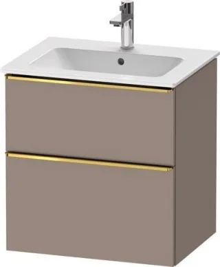 Duravit D-Neo Waschtischunterbau wandhängend Basalt Matt 610x462x625 mm - DE4361034430000 DE4361034430000