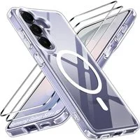 MSM Handyhülle Hülle + 2X Schutzglas für Samsung Galaxy S26 Plus Panzerfolie MagSafe