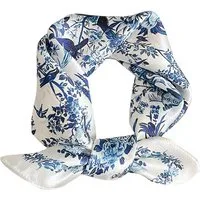 nsihing Seidentuch Damen-Halstuch, Modetuch Bandana Maulbeerseide, Quadratisch, 53 x 53 cm, 1er Pack- Haartuch für Damen & Herren