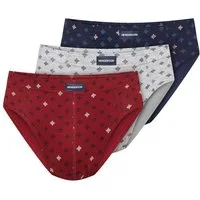 Henderson Slip Klassische Slips 3er-Pack aus Baumwolle Atmungsaktiv bequem Classic (3-St)