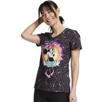 Cherokee Funktionsbluse Bunt bedruckter Damen kasack " Minny Maus" Kasack mit Motiv