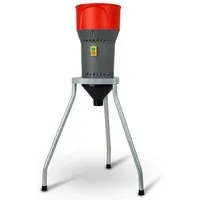 EBERTH Getreidemühle 1000 Watt Elektromotor 6L Einfülltrichter, 300 kg/h, Schrotmühle mit Edelstahlklinge, fünf Siebe inkl.