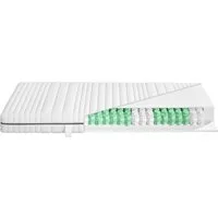 Taschenfederkernmatratze Nightlife Silber mit 7 Liegezonen, Badenia Trendline, 18 cm hoch, punktelastische Körperaufnahme für alle Schlaftypen, Bezug waschbar