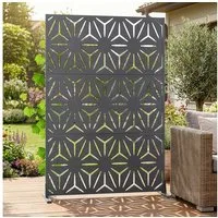 casa.pro Raumteiler, »Kilsturd« Trennwand verzinkter Stahl 180 x 120 cm Anthrazitgrau