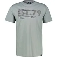 LERROS T-Shirt T-Shirt mit Brustprint, Grosse Grössen