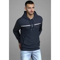 DELMAO Kapuzensweatshirt Langarm, lockere Passform, mit Print, mit Kapuze