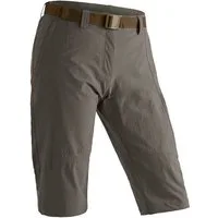 Maier Sports Caprihose Kluane Damen Shorts, kurze Wanderhose, Outdoorhose mit 2 Taschen, Regular Fit