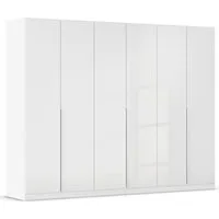OTTO home Drehtürenschrank Kleiderschrank Schrank Garderobe AGORDO Schlafzimmer (in zwei Griff-Farben, Breiten 91-405 cm, Dekor- oder Hochglanzfront) durchdachte Innenausstattung, in 8 Breiten und 2 Höhen MADE IN GERMANY