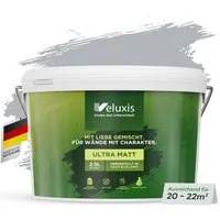 Veluxis Wandfarbe Veluxis® Wandfarbe, Deckkraft-Klasse 1, Streifenfrei, tropfarm & VOC-frei