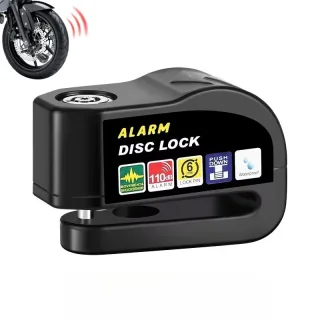 XANES 110dB Anti-Theft Bicycle Disc Brake Alarm Lock Alloy Waterproof Security Electric Vehicle Brakelock Motorcycle Whe