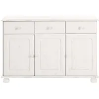 OTTO home Sideboard Mette, Kommode mit gefrästen, kugelförmigen Füßen, Breite 120 cm