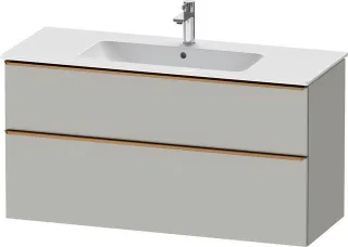 Duravit D-Neo Waschtischunterbau wandhängend Betongrau Matt 1210x462x625 mm - DE4364004070000 DE4364004070000