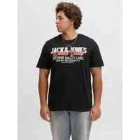 Jack & Jones PlusSize T-Shirt JJELOGO TEE SS ONECK 2 COL AW25 NOOS PLS