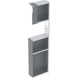 Geberit Auszug re. zu Monolith Sanitärmodul für Waschtisch: Aluminium gebürstet, 242735TA1 242735TA1