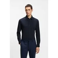 BOSS Businesshemd HANK Kentkragen, Slim Fit, Baumwoll-Mix mit Performance-Stretch