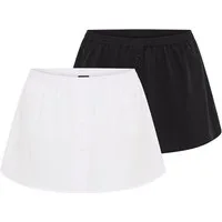 Laura Scott CURVE Longbluse Blusenverlängerung Große Größen (Packung, 2er-Pack) femininer Stil, aus Baumwolle und Polyester, po-bedeckende Länge