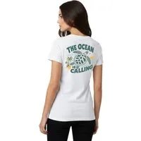 Banco T-Shirt Damen Ocean Shirt Print (Einzelteil) Detailreicher Vintage-Rückendruck