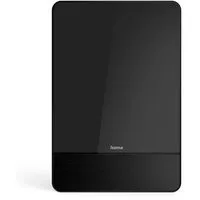 Hama Aktive Zimmerantenne schwarz für DAB+, DAB, DVB-T2, UKW energiesparend Innenantenne (UKW, DAB, DAB+, DVB-T2, für Innenbereich), LED, störungsfreier Empfang, automatischer Verstärker, TV, Radio