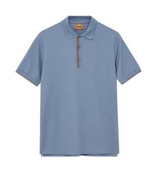 mos mosh gallery - MMGHarvey Polo SS Tee flint stone - Gr. - L