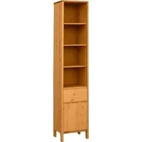 OTTO products Hochschrank Jorrick Breite 40 cm, Massivholz Kiefer mit Bio Öl/Wachs behandelt