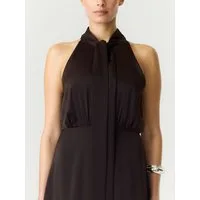 Y.A.S Maxikleid YASTHEA SL MAXI DRESS S. NOOS Materialmix, regular fit