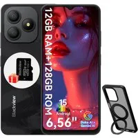 blackview WAVE 9C Android 15 AI Smartphone (6.56 Zoll, 128 GB Speicherplatz, 13 MP Kamera, 13MP, Android 15, fingerprint, OTG)