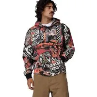 Santa Cruz Kapuzensweatjacke - Zip Hoodie Herren - Kapuzenpullover - Skate Hoodie mit Allover Print