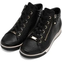 Ara ROM Sneaker, Freizeitschuh, High-Top-Sneaker, Schnürschuh in Schuhweite G (weit)