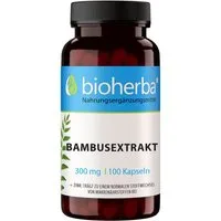 BIOHERBA R Bioherba Bambusextrakt 300 mg 100 Kapseln Nahrungsergänzungsmittel, 1 er